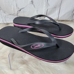 Scott Hawaii Womens 10 Olu A Moderate Heel That's Not Average Thong Sandal Beach